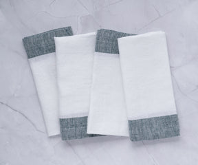 Soft and absorbent linen napkins elevate your table setting