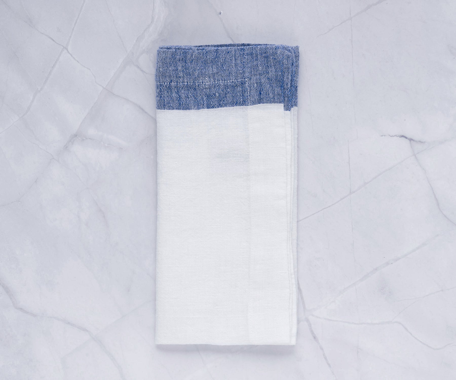 Cotton dinner napkins, white and blue napkins, blue linen napkins, cloth dinner napkins, cloth napkins, cotton napkins 