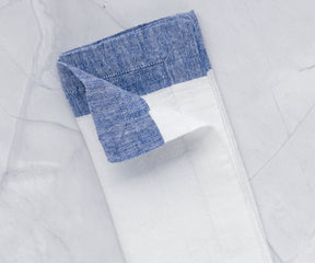 Stonewashed linen napkins for a relaxed and inviting table