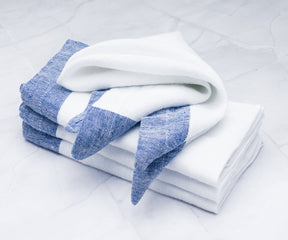 Luxurious linen napkins, adding an elegant touch to your table decor with their timeless beauty.